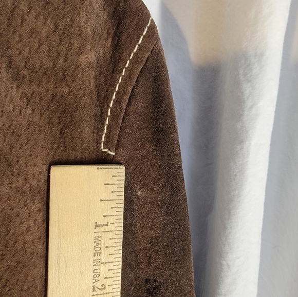 Wilsons Leather Brown Suede Jacket - Picture 9 of 17